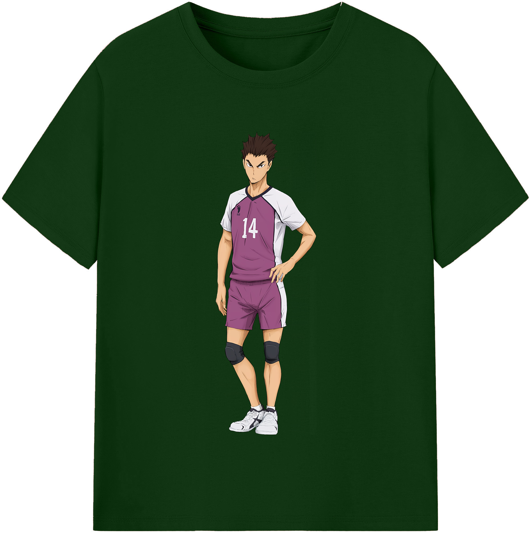 （画像用） ハイキュー!! Haikyu!! 綿100％半袖Tシャツ（フロントプリント）